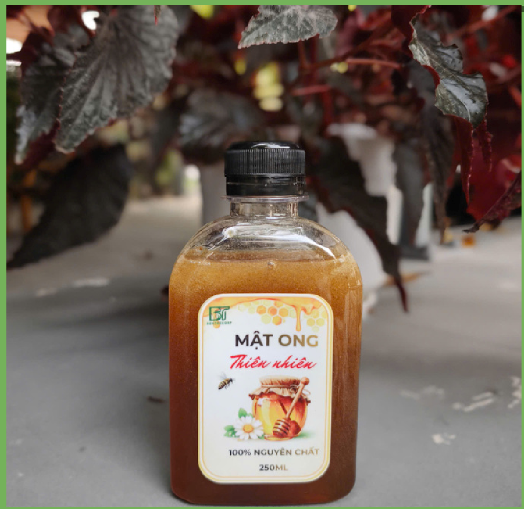 Chai mật ong hoa dừa thiên nhiên 100% nguyên chất Bentrecorp